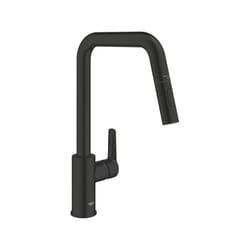 Grohe - Robinet de cuisine Start - Noir Mat - Bec haut en u - Douchette extractible