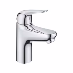 Un bec confortable de hauteur standard pour tous les lavabos. GROHE Economie d'eau pour une consommation d'eau plus réduite s ...