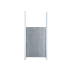 Kerbl - Porte poulailler coulissante Alu - 22 x 33 cm - Taille s
