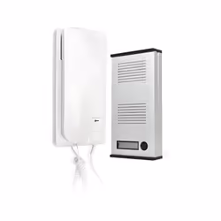 Cet interphone audio SCS SENTINEL Orion 32068 a 2 fils permet l'ouverture a distance d'une porte avec serrure ou gâche électr ...