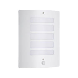 Applique extérieure avec détecteur todd Blanc Brilliant Métal et plastique - E27 max 60 w