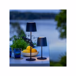 Lampe a poser LED KAAMI BRILLIANT - Noir - Extérieur - 2W - IP44 - Métal et plastique