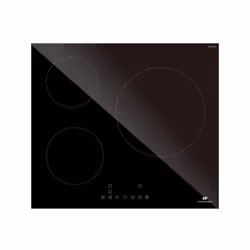 Cette table de cuisson a induction CONTINENTAL EDISON dispose de 3 zones de cuisson, dont une avec une puissance de 2500W/300 ...