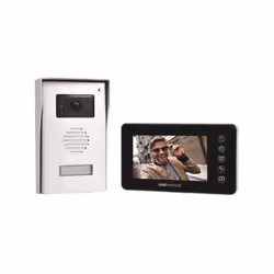 "Cet interphone vidéo filaire VisioFirst 4.3 de la marque SCS SENTINEL est équipé d'un moniteur écran 4.3"" avec touches méca ...
