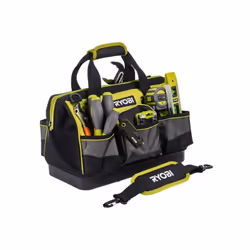 Sac avec fond renforcé de 38 x 29 x 20,5 cm pour 1 ou 2 outils. Ce sac de la marque RYOBI est conçu pour résister aux conditi ...