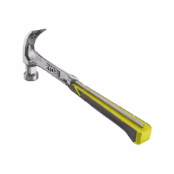 Le marteau arrache-clous de 450g de Ryobi est spécialement conçu pour retirer les clous en toute facilité. Sa tete en acier t ...