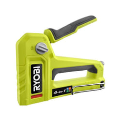 Agrafeuse cloueuse 4 en 1 - RYOBI - Agrafe T50 et T25 jusqu'a 14 mm, agrafe JT21 jusqu'a 10 mm, pointe 18G jusqu'a 15,8 mm