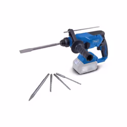 Perceuse a percussion sans fil SCHEPPACH BC-RHD230-X avec une puissance de 2,2 joules, un mandrin SDS Plus et une vitesse de  ...