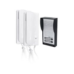 Scs Sentinel - Interphone audio filaire AudioKit duo - 2 combinés audio - Volume réglable - Blanc