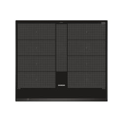 Table induction Siemens IQ700 - 4 foyers - 60 cm - Noir - Dual LightSlider