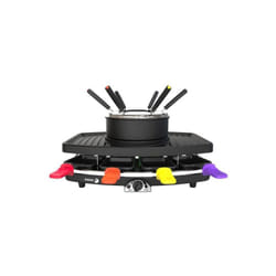 Fagor - Appareil a Raclette FG816 - / Fondue - Jusqu'a 8 personnes - Thermostat réglable - 1100W