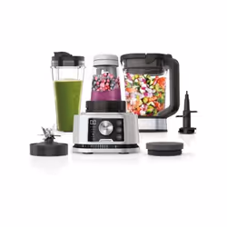 Le blender Ninja Foodi Power Nutri combine 3 appareils en 1. Le bol Power Nutri 400ml vous permet de créer des textures épais ...