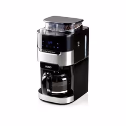 La cafetiere filtre avec moulin intégré DOMO DO721K vous permet de savourer un café personnalisé. Avec une capacité de 1,5 li ...
