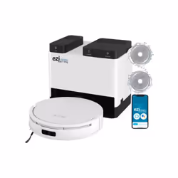 Révolutionnez votre quotidien avec le robot aspirateur laveur All In One Z12 Ultra d'EZICLEAN. Doté d'une navigation LIDAR, d ...
