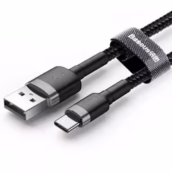 Câble USB-C Jusquà 480 Mbit/s Charge Rapide Jusquà 3 A Longueur 2 m