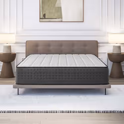 Matelas haut de gamme EQUINOX 150x190 cm - Mousse mémoire de forme et latex - 7 zones de confort - Confort ferme