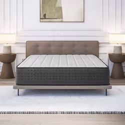Matelas EQUINOX 180x200 cm-Hybride-Ressorts Ensachés-Mémoire de Forme-Mousse HR 35 kg-Blue Latex-Confort mi-ferme-Réversible- ...