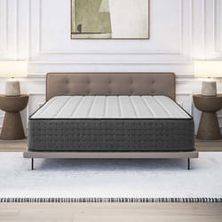 Matelas haut de gamme EQUINOX 150x190 cm - 32 cm - Mousse mémoire de forme HR 35 kg et Blue latex - 7 zones - Confort très ferme