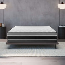 Cosmos - Matelas felis 180x200 cm, Épaisseur 30 cm, Très ferme, 7 zones de confort en mousse mémoire adaptative, hr 35 kg, Blue Latex, Face été, hiver