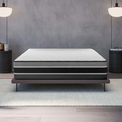 Cosmos - Matelas felis 140x200 cm, Épaisseur 30 cm, Très ferme, 7 zones de confort en mousse mémoire adaptative, hr 35 kg, Blue Latex, Face été, hiver