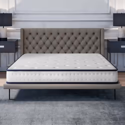 Matelas UPSILON 15 160x190 cm-Mousse mémoire de forme adaptative-7 zones Blue-latex + HR-Confort Optimal-Equilibré-Hypoallerg ...