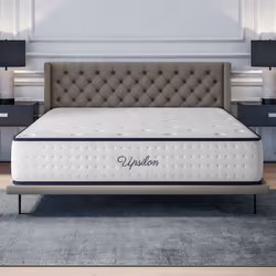Matelas UPSILON 160x190 cm-Epaisseur 32 cm-Ferme-7 zones de confort en mousse mémoire adaptative-HR 35 kg-Latex-Face été-hive ...
