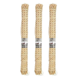 3 rouleaux de cannage - Rotin tressage large 40 x 50 cm