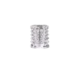 Abat-jour en verre nexus 5,5x4,5cm transparent ouverture 2cm