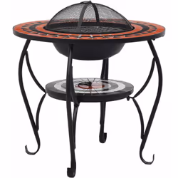 Ce foyer fera un atout décoratif et ajoutera à l'atmosphère de votre jardin ou décoration de patio, tout en vous réchauffant  ...