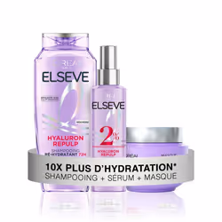 LOréal Paris Elseve Hyaluron Repulp Routine Capillaire Hydratante 72H