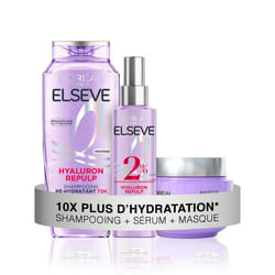 LOréal Paris Elseve Hyaluron Repulp Routine Capillaire Hydratante 72H