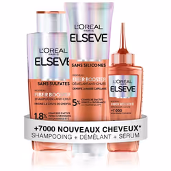 LOréal Paris Elseve Fiber Booster Routine Capillaire Anti-Chute Complète