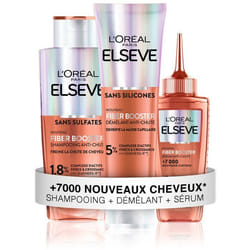 LOréal Paris Elseve Fiber Booster Routine Capillaire Anti-Chute Complète