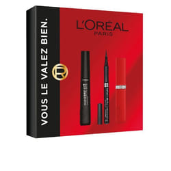 Coffret cadeau - LORÉAL PARIS - Telescopic Lift Noir - Eyeliner Felt tip - Rouge à Lèvres Matte Resistance