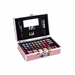 Mallette de maquillage Glamour Rose Brillant 54 pieces Fashion - Vanity Casuelle Enfant - Set cosmetique beaute fille et cart ...