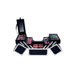 Grand Vanity de Maquillage Glitter noir Enfant 72 pieces - Coffret Mallette beaute Fille - Set cosmetique fashion et carte