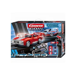 Circuit de course Smoking Tires avec looping - Voitures Muscle Car - Carrera Go 1/43eme - Piste 49m + 1 carte - Nouveauté