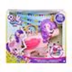 Coffret Licorne Polly Pocket + 2 figurines + 23 Accessoires - Set Jouet Fille Mini monde + 1 Carte offerte - Mini Poupee