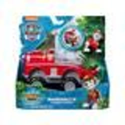 Coffret Pat Patrouille Jungle Pups Marcus + Véhicule Camion De Pompier De Luxe Transformable - Set Figurine Et