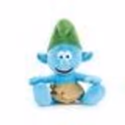 Peluche Schtroumpf Aventurier 33 cm - Set Doudou enfant Collection Schtroumpf + 1 carte tigre