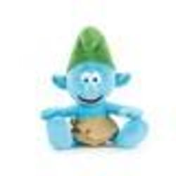 Peluche Schtroumpf Aventurier 33 cm - Set Doudou enfant Collection Schtroumpf + 1 carte tigre