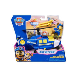 Coffret Pat Patrouille Air Rescue Chase + Hélicoptère De Police De Luxe - Set Figurine Et Véhicule + Carte tigre