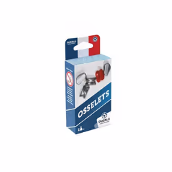 Jeu dosselets en metal 5 pieces - Gris Rouge - Jeu societe Traditionnel - Rapidite Adresse - Set Format voyage et carte
