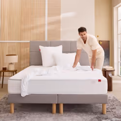 Le protège matelas Excellence de la marque Epeda est l'accessoire idéal pour allier protection, hygiène et confort au quotidi ...