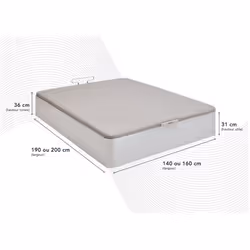 Sommier Bultex Coffre Space Up 140x190 - Vue supplémentaire 2