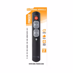 MBG FINGER télécommande SAT, TV Appuyez sur les boutons
