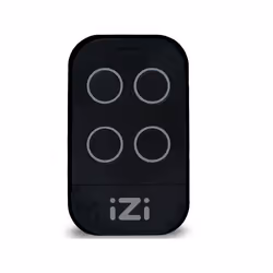 MBG IZI-BLACK, Porte de garage, Éclairage, Moteur de portail coulissant, RF sans fil, Touches tactiles, Noir
