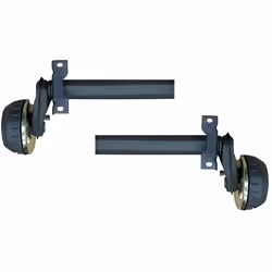 2 Demi-Essieux Freinés ALKO 1300KG 4TR130 à Souder