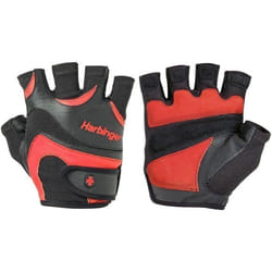 Gants de Fitness Harbinger Flexfit 2.0 - Rouge - Taille L - Homme - Respirant