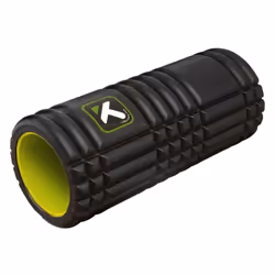 TriggerPoint GRID Foam Roller, Rouleau de massage, Universel, mousse, Noir, 140 mm, 140 mm